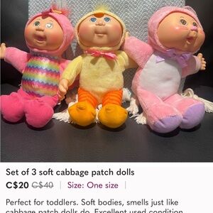 Cabbage patch dolls